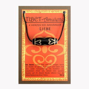 Anhänger Tibet Amulett für Liebe auf großer Karte