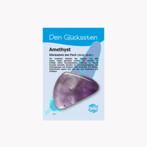 Amethyst Taschenstein - Dein Glücksstein für den Fisch auf kleiner Karte