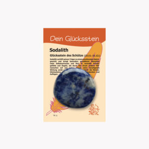 Sodalith Taschenstein - Dein Glücksstein für den Schützen auf kleiner Karte