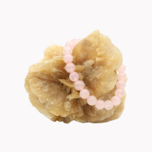 Armband Kugel 8mm Rosenquarz