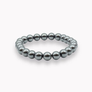 Armband Kugel 8mm Hämatit
