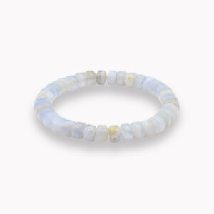 Armband Scheiben 6 mm Chalcedon