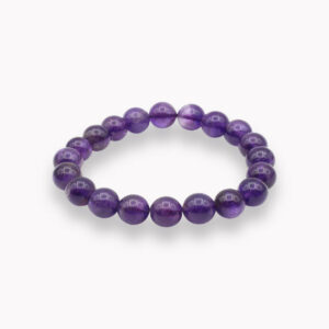 Armband Kugel 10 mm Amethyst