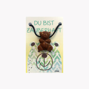 Anhänger Du bist zauberhaft Bär - Sag´s mit dem Bären auf kleiner Karte