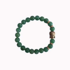 Aventurin Kugelarmband mit Buddha