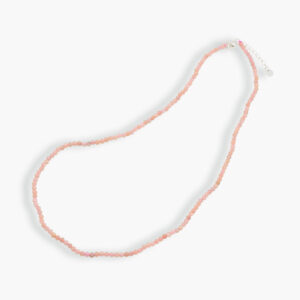 Mondstein orange Kette Schmuck facettiert 43cm