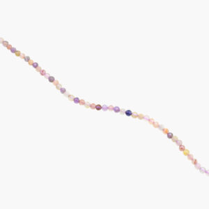 Amethyst Citrin Kette Schmuck facettiert 43cm