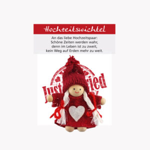 Hochzeitswichtel Wichtel auf Karte