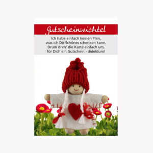 Gutscheinwichtel Wichtel auf Karte