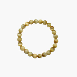 Goldauge Edelstein Kugel Armband Schmuck