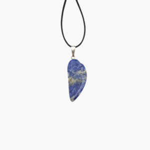 Engelsflügel Anhänger aus Lapislazuli mit Lederband
