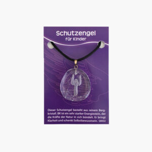 Schutzengel für Kinder Bergkristall Anhänger