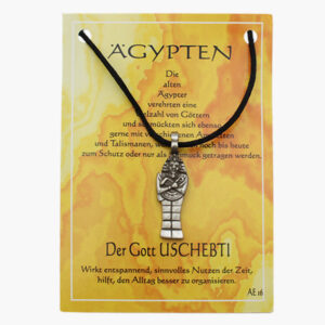 „Der Gott Uschebti“ Anhänger auf großer Karte