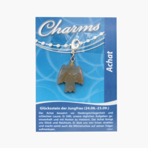 Achat Schutzengel Charm auf Karte