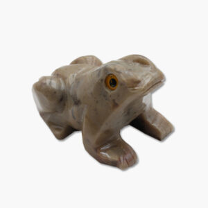 Specksteintier groß Frosch