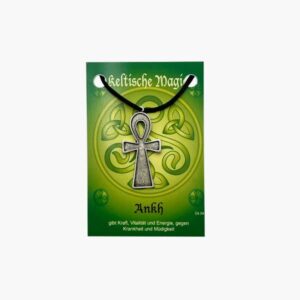 Keltische Magie Ankh Anhänger auf Karte