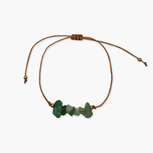 Healing Beads Aventurin grün Armband