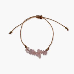 Healing Beads Rosenquarz Armband