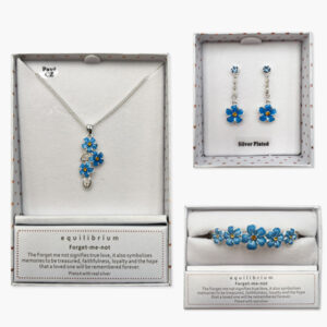 Bundle73 Vergissmeinnicht 3er Schmuckset