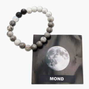 Edelstein Planetenarmband Mond