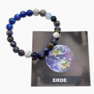 Edelstein Planetenarmband Erde