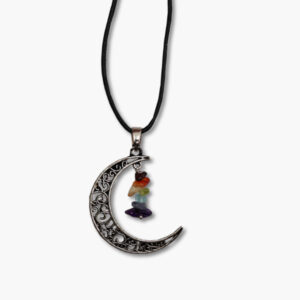 Mond Anhänger mit Chakra