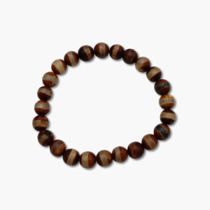 Sky Achat Armband braun beige