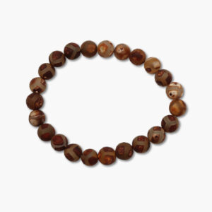 Sky Achat Armband braun