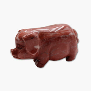Spez165 Edelsteinschnitzerei Schwein
