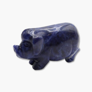 Spez165 Edelsteinschnitzerei Schwein