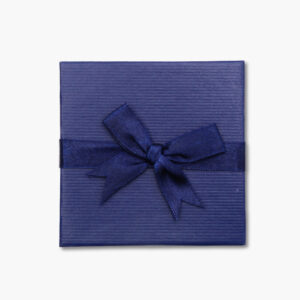 Geschenkbox für Edelstein Eier blau
