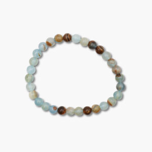 Calzit blau Armband 6mm