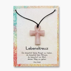 126 03 Rosenquarz Ankh Kreuz Anhaenger 2025