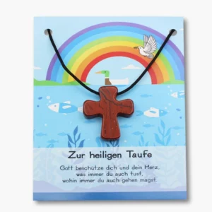 126 06 Roter Jaspis Anhaenger Kreuz zur heiligen Taufe 2025