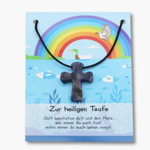 126 06 Sodalith Anhaenger Kreuz zur heiligen Taufe 2025