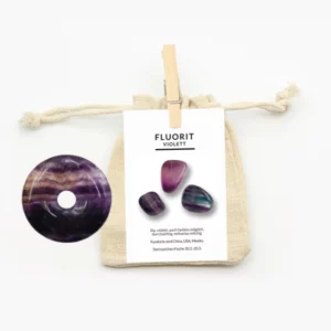 Donut Fluorit violett 40mm