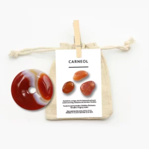Donut Carneol Streifen 40mm