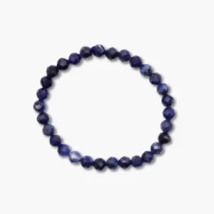 Kugelarmband facettiert 6mm Sodalith