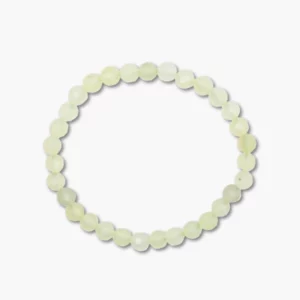 Kugelarmband facettiert 6mm Serpentin Neue Jade