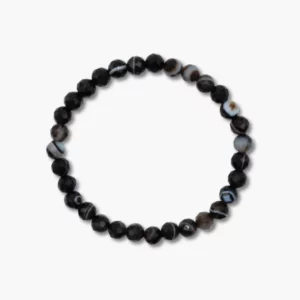 Kugelarmband facettiert 6mm Sardonyx