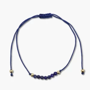 Freundschaftsarmband mit Lapislazuli Perlen