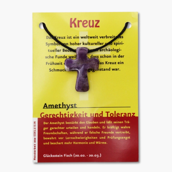 126 03 Amethyst Pilgerkreuz Anhaenger auf grosser Karte