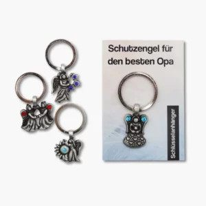 492 05 Zinnanhaenger Schluesselanhaenger Schutzengel fuer den besten Opa