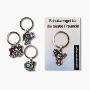 492 10 Zinnanhaenger Schluesselanhaenger Schutzengel fuer die beste Freundin