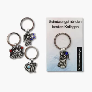 492 11 Zinnanhaenger Schluesselanhaenger Schutzengel fuer den besten Kollegen