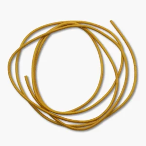 Lederband für Anhänger gelb