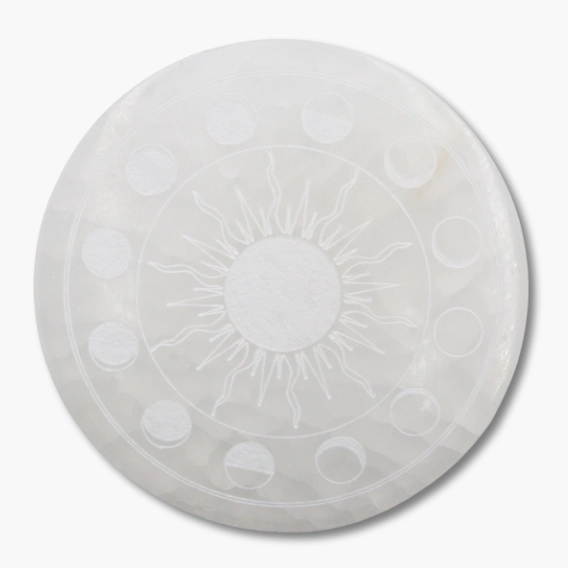 91429 Selenit Ladeplatte Sonne