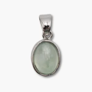 Fassungsvoll Anhänger aus Prehnit