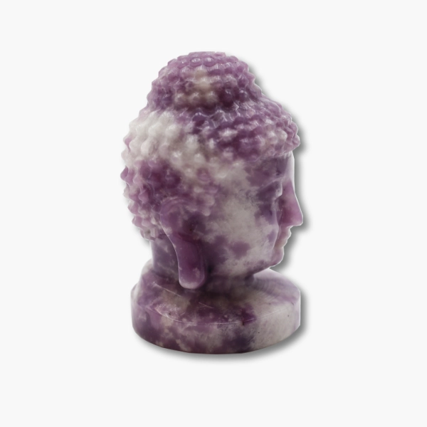 Buddha Figur aus Lepidolith