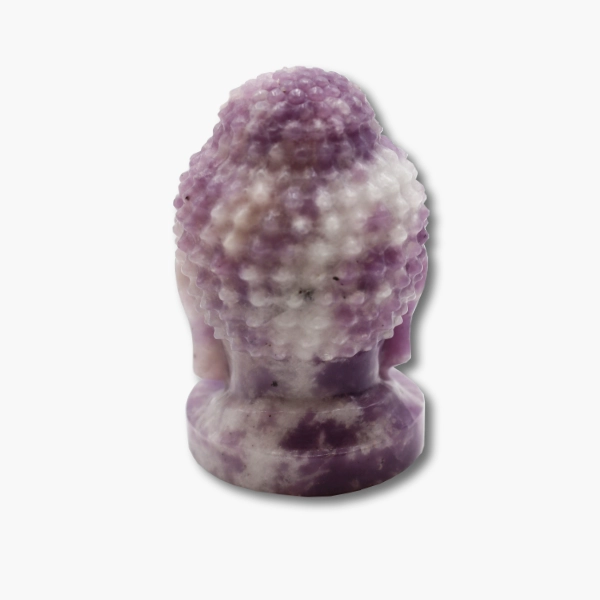 Buddha Figur aus Lepidolith
